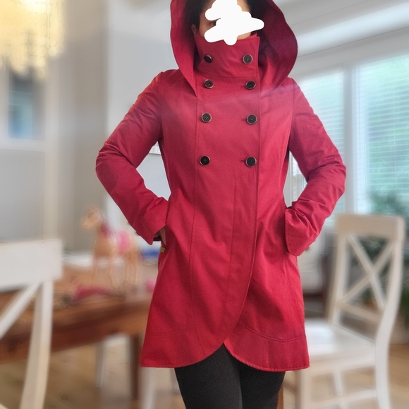Beautiful, like new Soia & Kyo double-breasted rain trench. - Picture 4 of 4